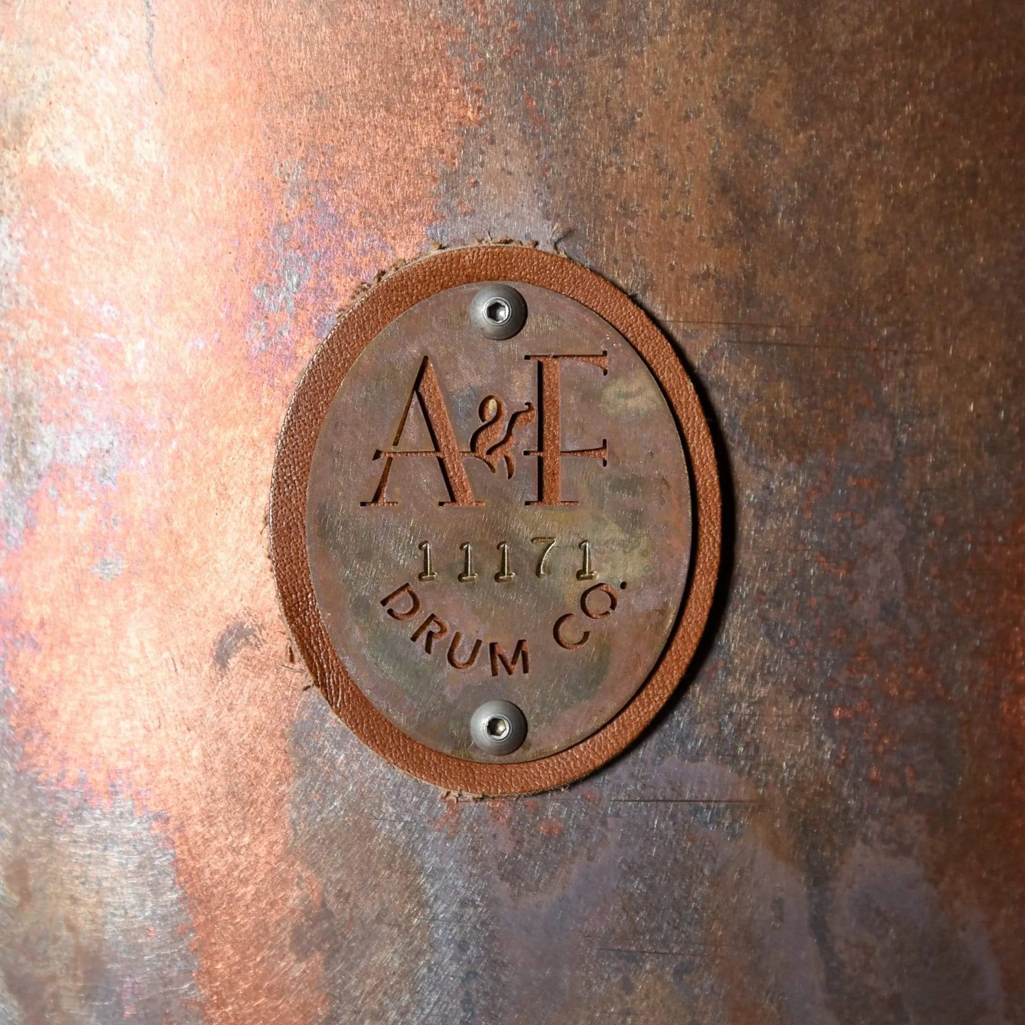 A&F Drum Co. 13/18/24 3pc. Copper Drum Kit w/Copper Hoops