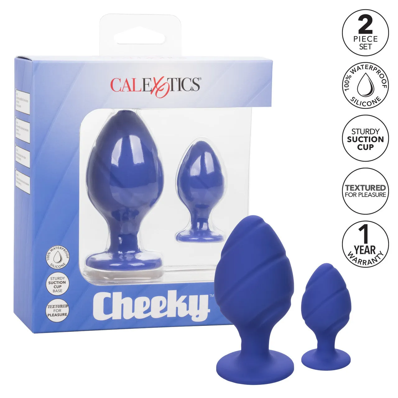 Cheeky Butt Plugs - Purple