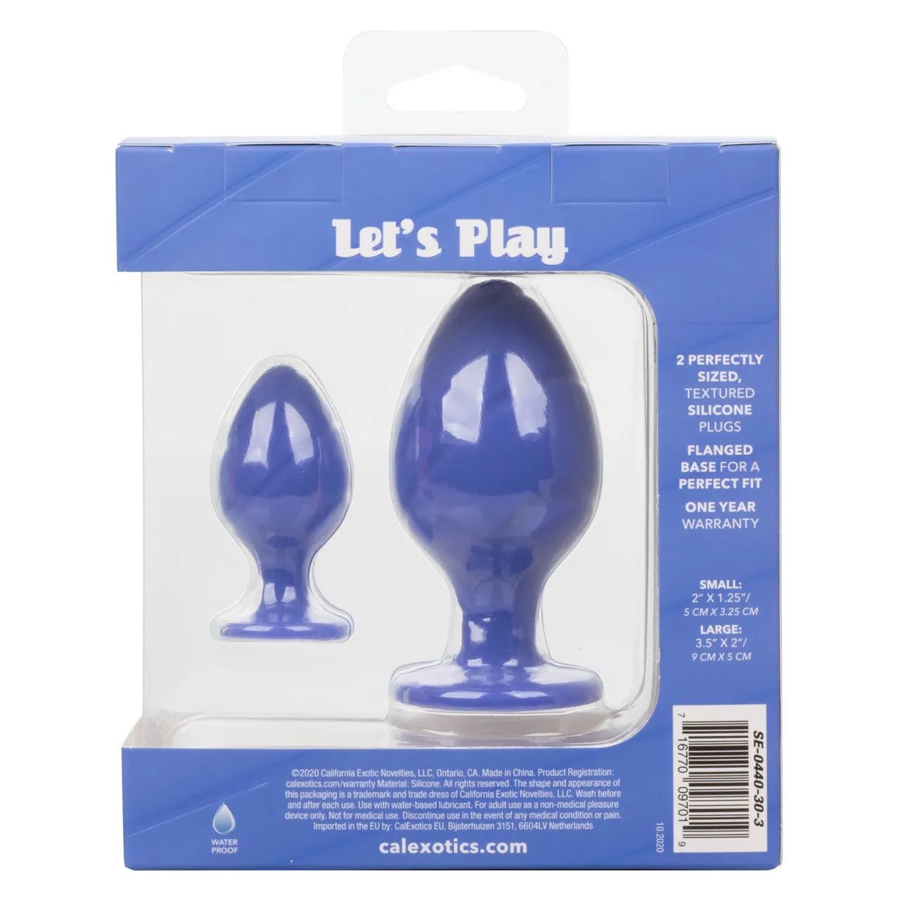 Cheeky Butt Plugs - Purple
