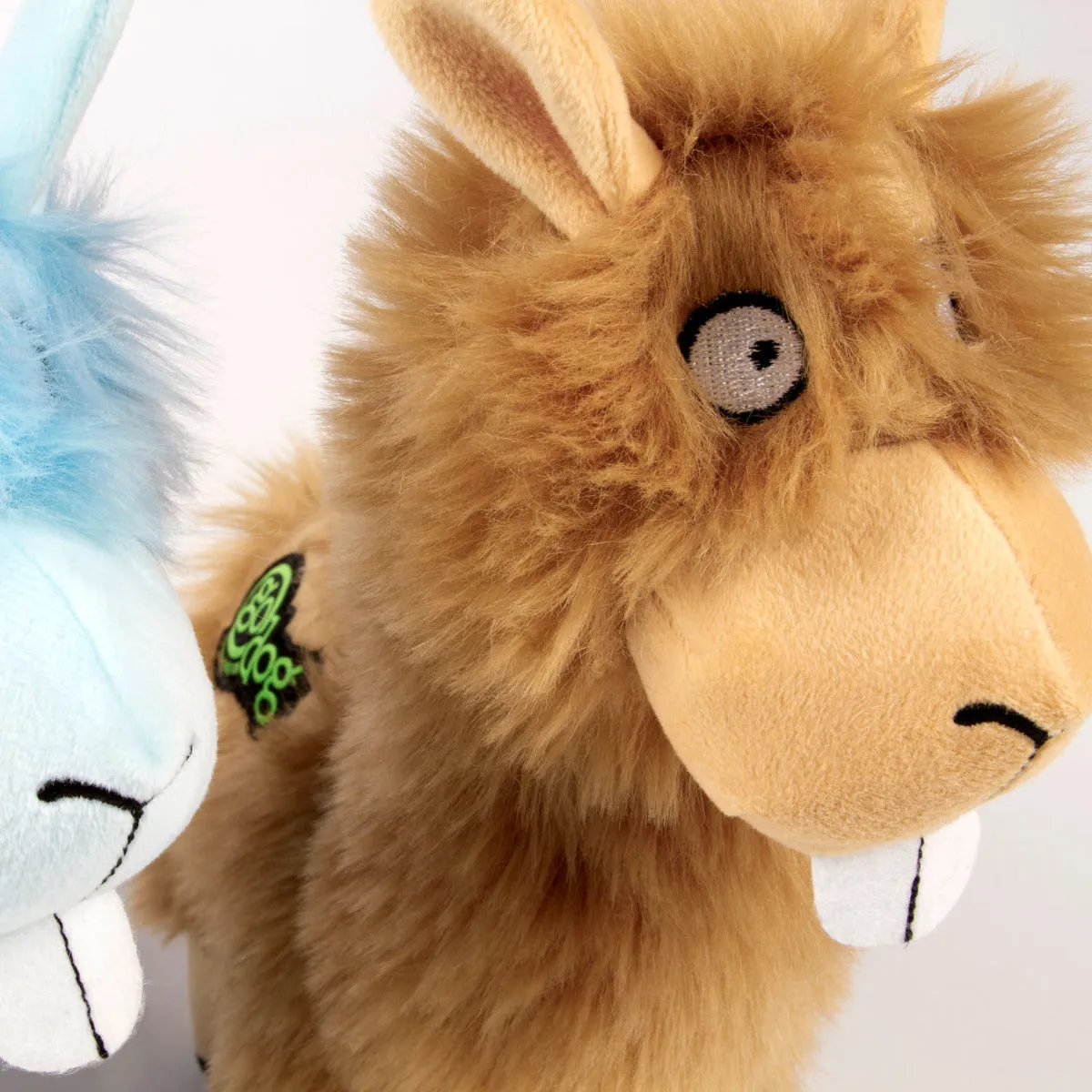 GoDog Buck Tooth Llama's Brown Plush