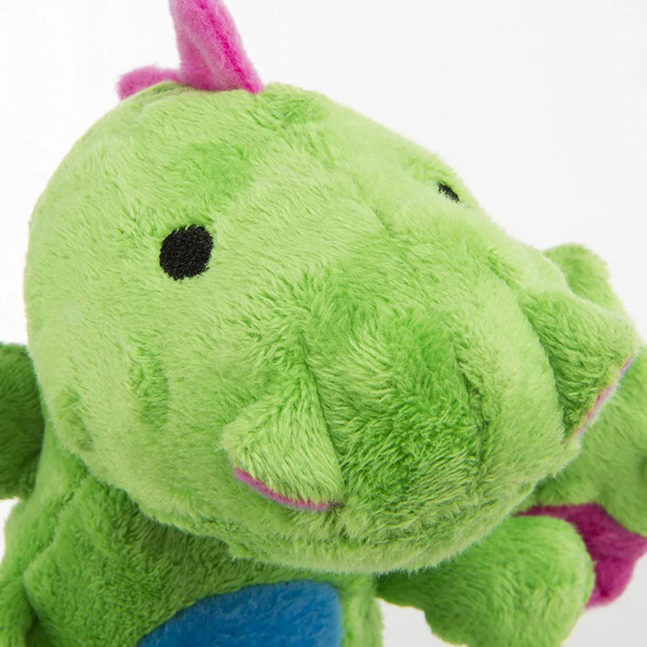 GoDog Large Puff Skinny Dragon Green & Blue