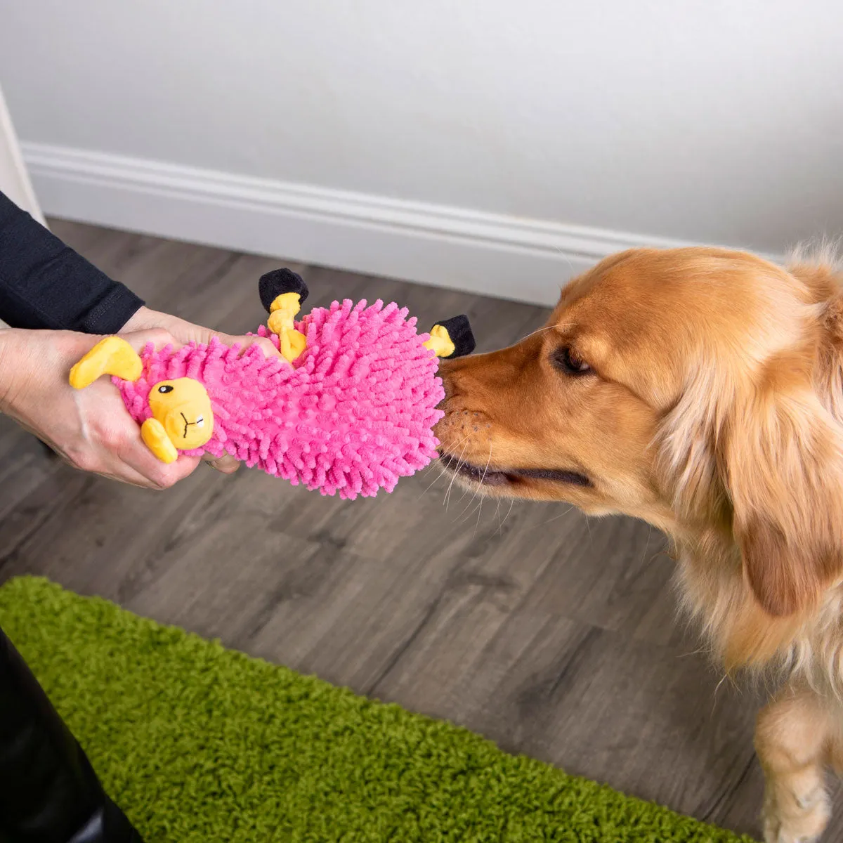 GoDog Llama the Noodle Chew Guard Dog Toy