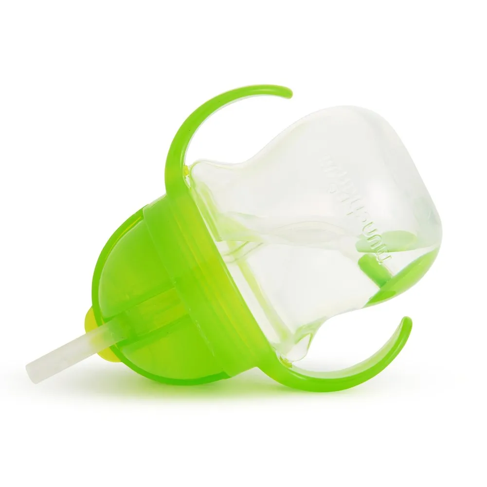 Munchkin Any Angle Click Lock Weighted Straw Trainer Cup - Green (7oz)