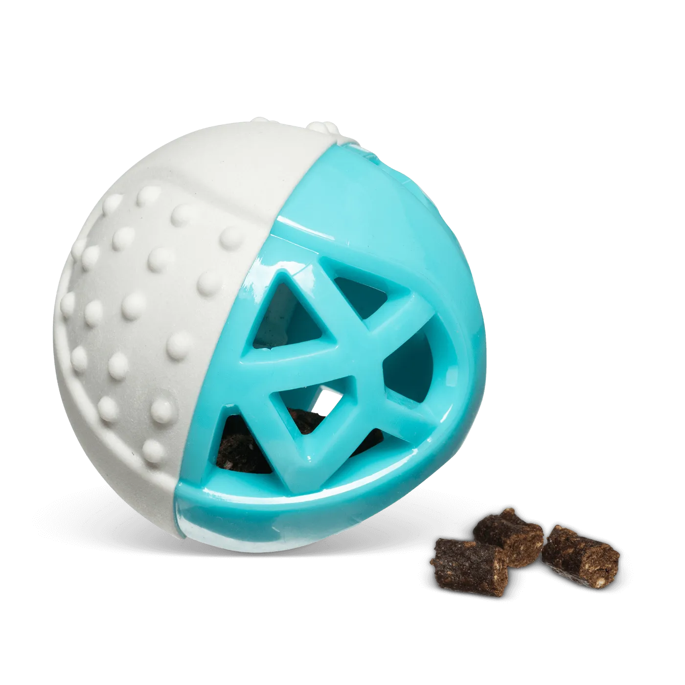 Totally Pooched Catch n' Squeak Dog Ball, Foam Rubber, 3.5"